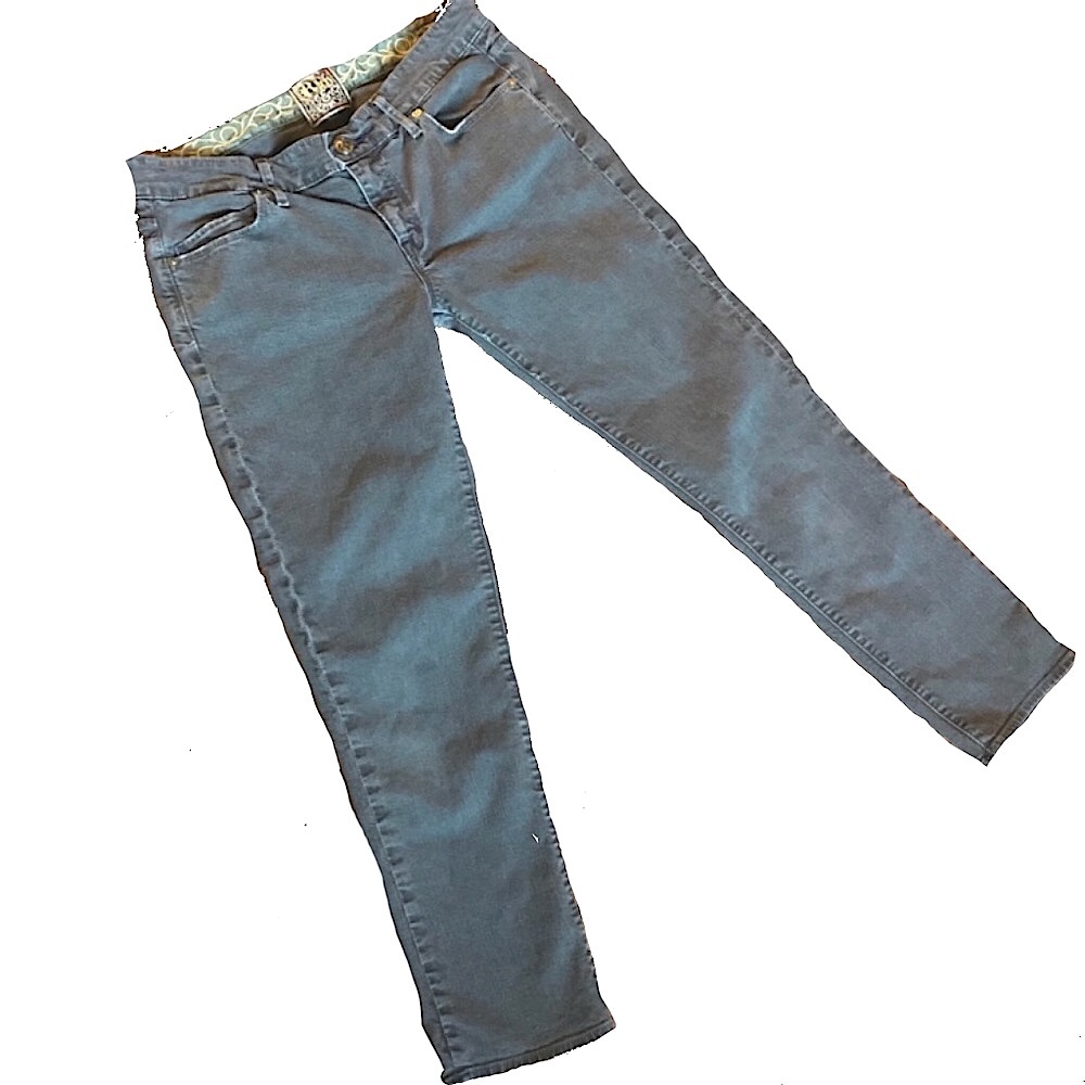 Rich & Skinny Faded Black Ankle Stretch Skinnies